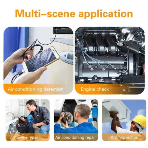 3in1 8mm HD Inspection Camera - Hard 10m Cable 2
