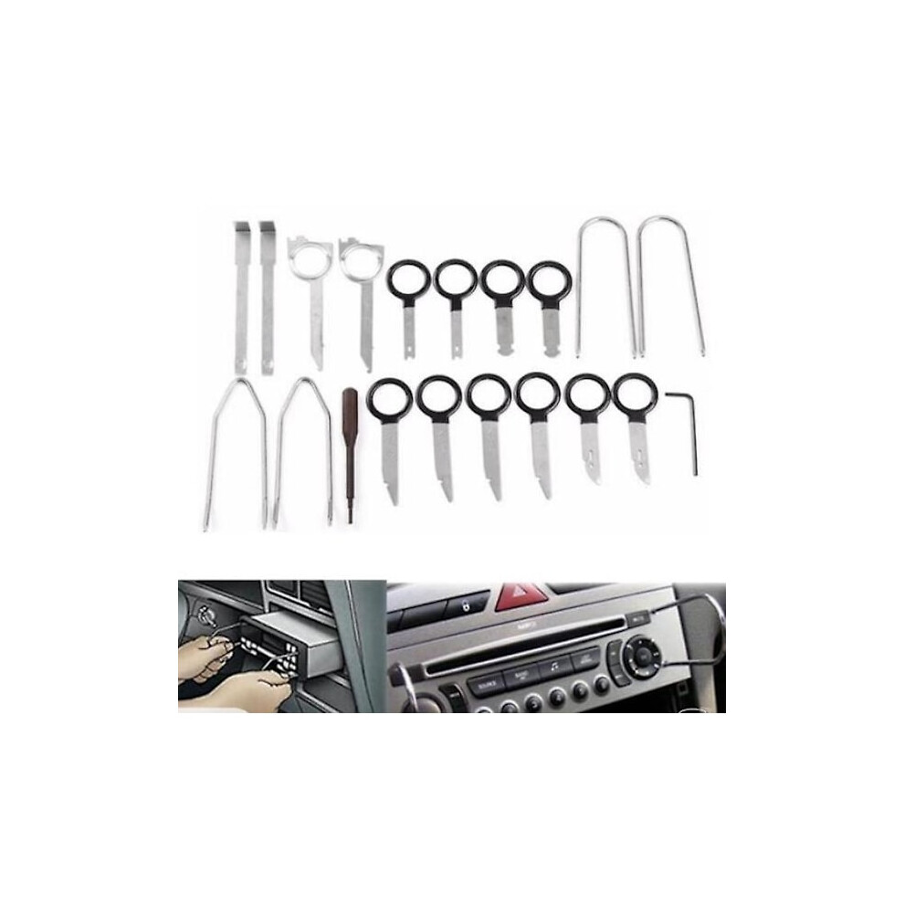 20Pcs Car Radio Audio Stereo Cd Player Removal Wrench Tool Kit 9191629453740