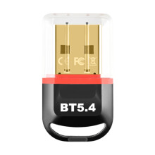 USB BT 5.4 Dongle Adapter BT 5.4 Dongle Receiver Support Win11/10/8.1 (Red)