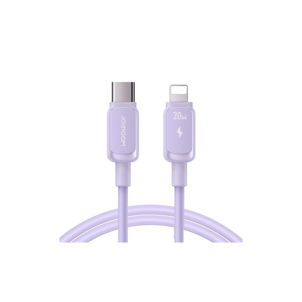 Joyroom Usb-C To Lightning Fast Charging Cable, 20W, 1.2M - Purple 9191629454853
