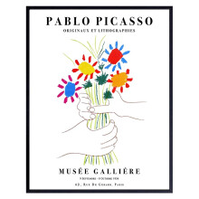 ASPORIC Affiches murales Pablo Picasso - Impressions, Décoration abstraite moderne du milieu du siècle, Affiches de galerie et de musée pour une