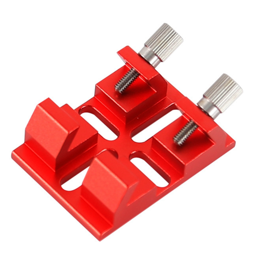 Multi-Function Finderscope Dovetail with Locking Screw Guide Scope Adapter Bracket for Astronomical Telescope,Red 2