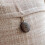 Phantoscope Single Button Series Linen Decorative Throw Pillow, 12"x20", Beige, 2 Pack 4