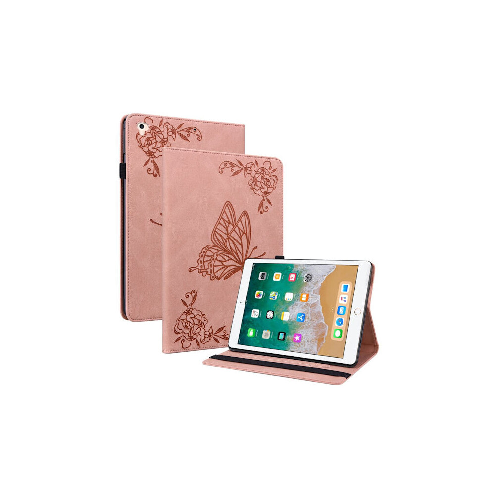 Leather Case Compatible With Ipad 9.7 6Th Gen (2018) Butterflies Pink 9191629455027