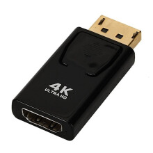 Adapter DP - Displayport (męski) do HDMI (żeński) 4K-1080P Czarny