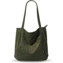 Sac cabas IC Manchester avec fermeture éclair, imperméable, bandoulière, poches et compartiments pour femme, grande capacité.