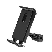 Soporte ajustable para tablet de coche con rotación de 360, compatible con iPad y teléfonos móviles, montaje en el reposacabezas del respaldo