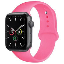Pasek silikonowy kompatybilny z Apple Watch 38-40 41-45 42-46 44 46 49 mm Pasek iWatch do serii 10 9 7 4-8SE Ultra2 3Dragon Fruit
