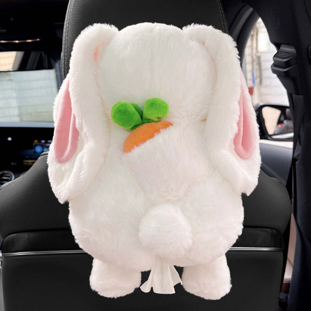 Gnobogi Car Tissue Box Chair Back Tissue Bag Hand Box Sun Visor Hanging Tissue Box Auto Accessories On Clearance White 9191629456666