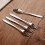 Πιρούνι φρούτων από ανοξείδωτο ατσάλι Lmueinov West Cutlery Small Fork Πιρούνι δύο δοντιών για 5