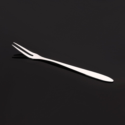 Πιρούνι φρούτων από ανοξείδωτο ατσάλι Lmueinov West Cutlery Small Fork Πιρούνι δύο δοντιών για 2