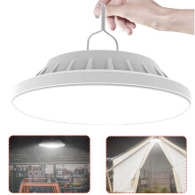 Voděodolná solární kempingová lampa EIMELI, 120 LED, bezdrátová, dálkové ovládání, nabíjení přes USB, kompatibilní s venkovním