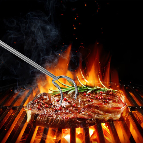 Eease Ανοξείδωτο Πιρούνι BBQ για Ψήσιμο - Μέγεθος M 2