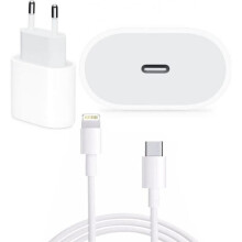 Încărcător rapid 18W - Yuan Yuan - compatibil cu iPhone 14-13-12-11 - USB-C - Încărcare sigură - Alb