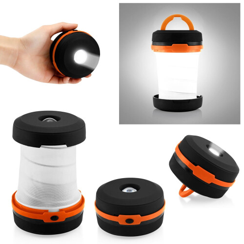 Lampe torche LED portable de camping, pliable et compacte, lampe de randonnée