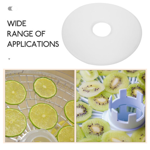 Dehydrator Food Tray Dehydrators Baking Mat Dryer Plastic Pad for Fruit White 1