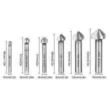 6PCS90 HSS Zapasowy stożek kontaktowy Nielsen1/4 6HSS frez stożkowy do rozwiertaków Bity Frez stożkowy Frezy trzpieniowe