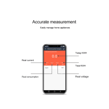 Tuya Smart WiFi Stromzähler kWh DIN-Schienenmontage, einphasig, 100–230 V, mit 63-A-Stromwandler, Wechselstromzähler, App-Überwachung, Strom
