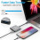 Προσαρμογέας πολλαπλών θυρών USB C σε HDMI, Μετατροπέας βίντεο USB3.1Gen1Thumderbolt3 σε 3