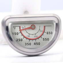HONGDI Ovales Holzkohlegrill-Temperaturthermometer 0-350C für den Außenbereich