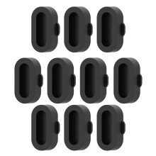 jixopn10pcs pölytiivis tulppa silikonisuojus pölyltä suojaava latausportin suojus kellotarvikkeille forerunner955:lle