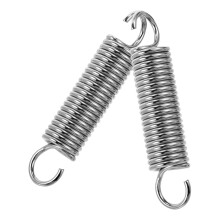 2 piezas de resorte de tensión de gancho con acero inoxidable, percheros pesados, hamaca, silla, columpio telescópico