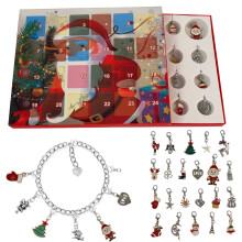 Calendário do Advento de Natal Ympuoqn para Decoração de Natal em Ambientes Internos e Externos - Calendário de Contagem Regressiva DIY com Tema