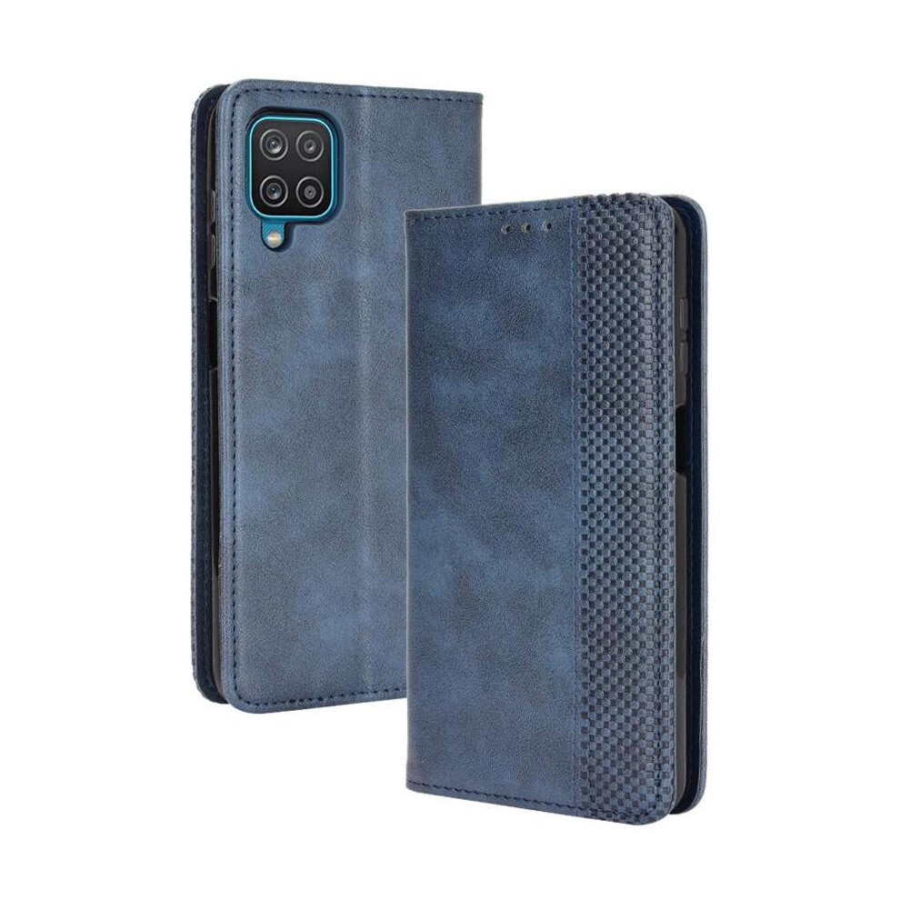 Case For Compatible With Samsung Galaxy A12 5G Magnetic Closure Pu Leather Wallet 9191629634644