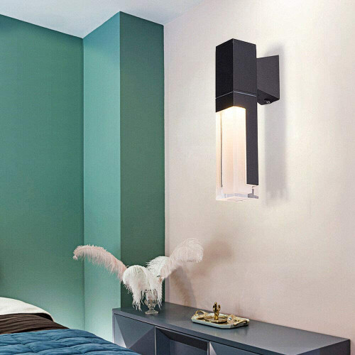 Fetcoi Φωτιστικό τοίχου LED 10W Εξωτερικό μοντέρνο φωτιστικό τοίχου για διακόσμηση 1
