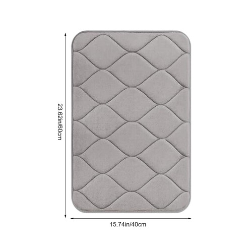 Πατάκι μοκέτας Athroom Coral Fleece, απορροφητικό νερού, αντιολισθητικό, πλένεται στο 2