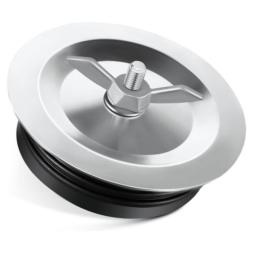 Steel Mechanical Test Plug, Sturdy Sewer Cleanout Cap With Galvanized Screw And Wing Nut Fit For Most Pipe Sink Pool 9395123427188