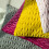 Phantoscope 18" x 18" Modern Light Pink Chevron Polyester Throw Pillow , ( 2 Count) 4