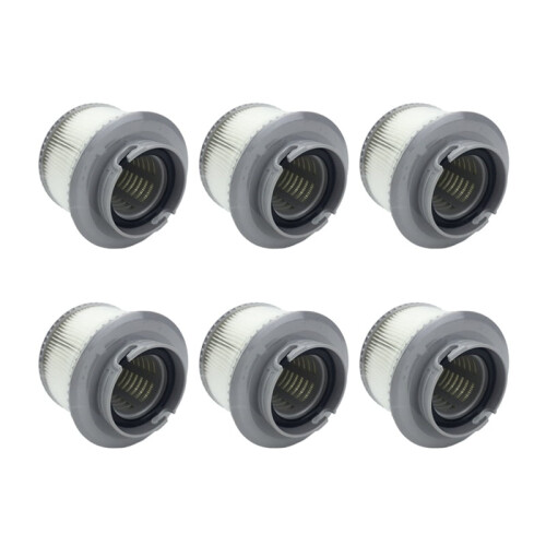 6pcs MSPA FD2089 Inflatable Pool Replacement Filter, Fit Inflatable Pool Filter , Above Ground Pool Accessories