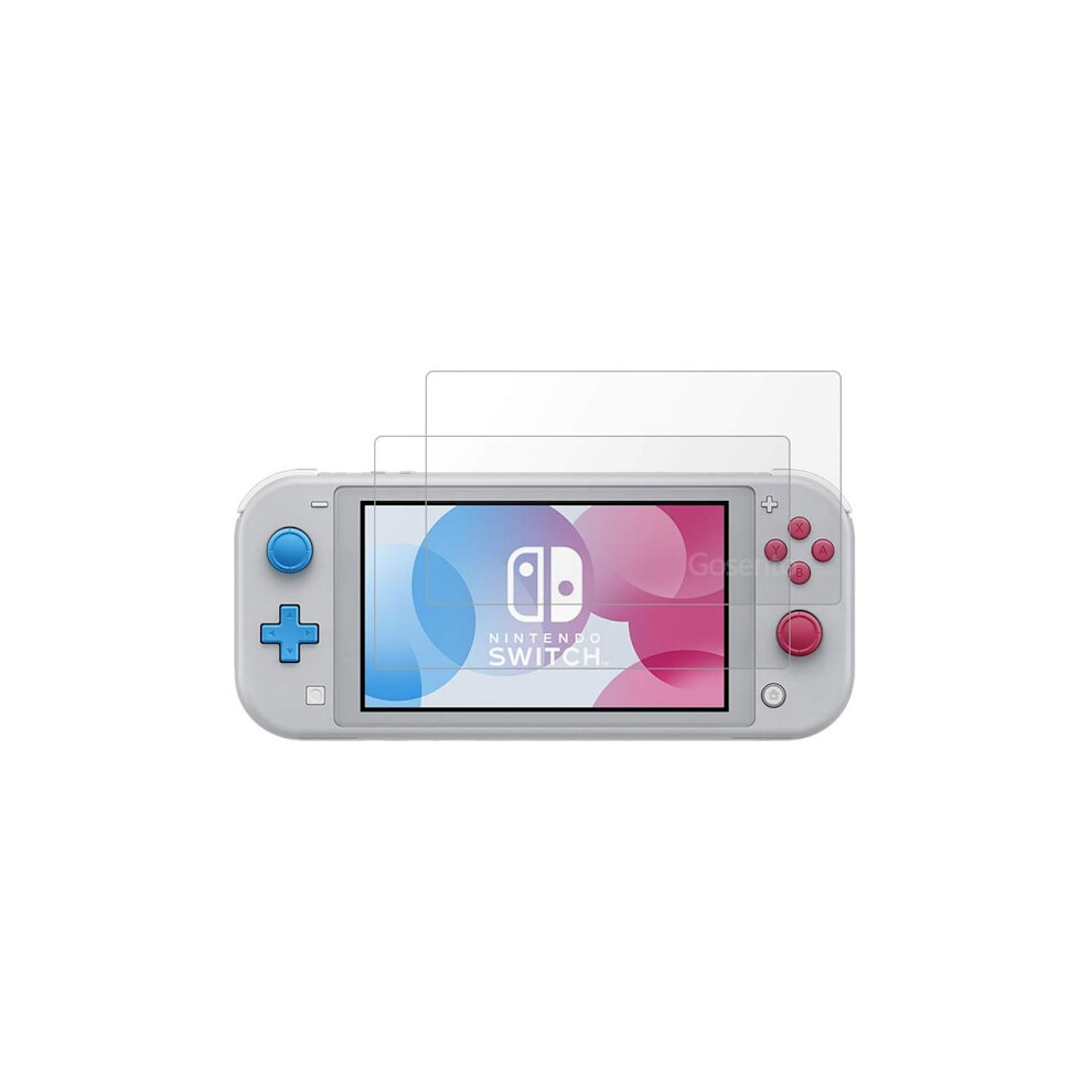 2Pcs Compatible With Nintendo Switch Lite Arc Edge Tempered Glass Screen Protector Transparent 9191629711017
