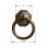 Roller Window Shade RING PULL - Antique Brass OCTAGON ROUND 2