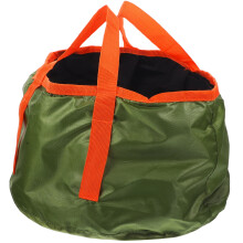 Outdoor Folding Basin Water Camping Bucket Dish Washing Basins Buckets for Fishing Polyester Travel