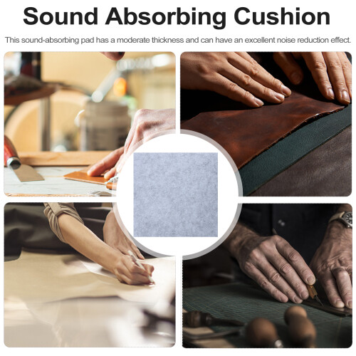2Pcs Felt Sound Proof Pads Practical Sound Proof Padding for DIY Leather Craft 1