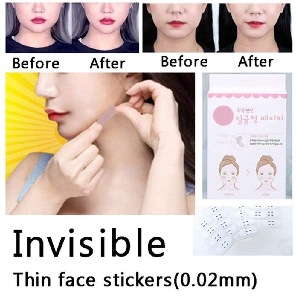 Face Lifting Tape Invisible Ultra Thin Facial Slimming Patches for Women Makeup 40pcs