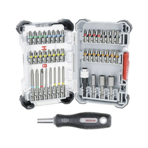 Bosch Extra harte Schraubendreher-Bit-Box, 44 Teile +1 Bosch Pro - 2607017733