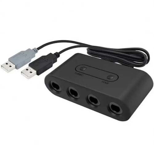 GameCube Controller Adapter to USB Compatible with Switch / PC / Wii / Wii U