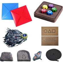 Squid Game Korean Folk Game Set (Korean Traditional Game), Korean Game, Family Game on Travel