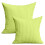 AQITTI 20"x20" Navy Blue Striped Polyester Throw Pillow (2 Count) - Modern Home Decor, Compatible with Padding 2