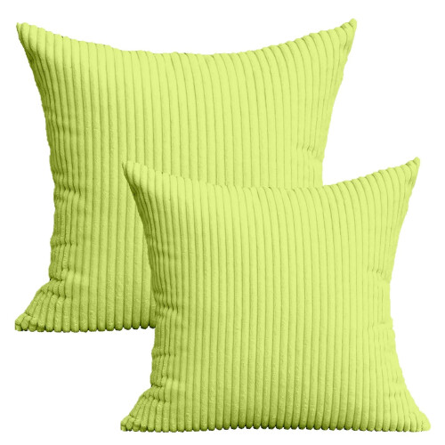 AQITTI 20"x20" Navy Blue Striped Polyester Throw Pillow (2 Count) - Modern Home Decor, Compatible with Padding 1
