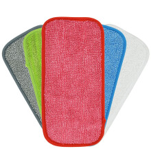 2 stuks vervangende microvezel dweilpads, rechthoekige pads, stoffen dweilpads voor natte/droge dweilen, platte vervangende koppen voor vloerreiniging