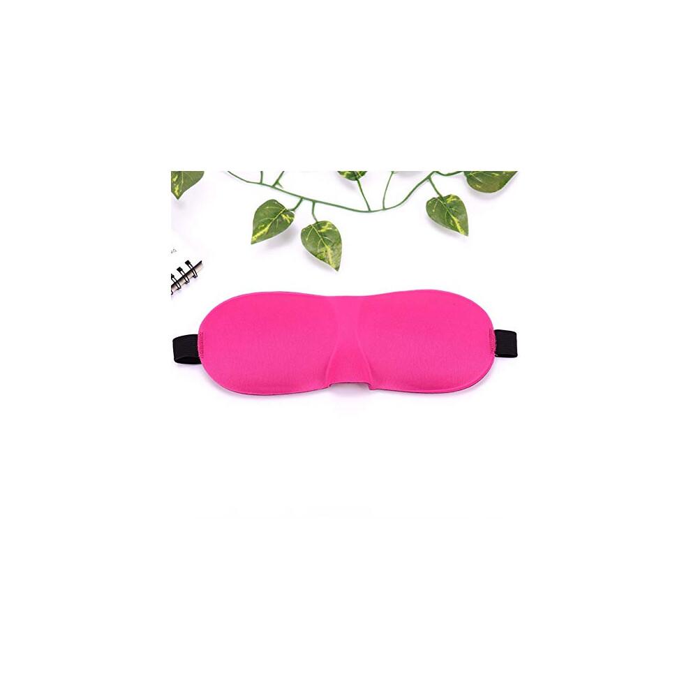 Light Sleep Mask 3D Contoured Eye Mask With Sponge Padding For Travel And Effective Blocking