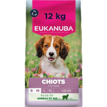 EUKANUBA Premium Nutrition Puppy Small & Medium Breed Lamb and rice - dry dog food - 12kg