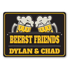 Beerst Friends fémtábla mérete: 8x12 hüvelyk
