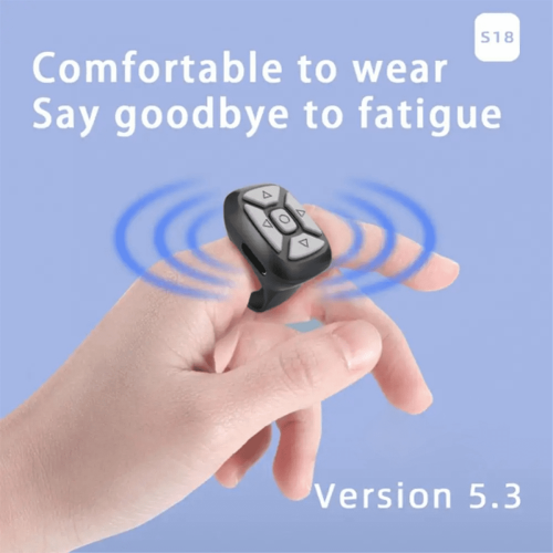 Bluetooth Remote Control Selfie Device Mobile Phone APP Control Finger Ring Remote Control Lazy Wireless Controller 2