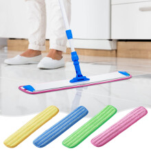 Lingettes de nettoyage Djunllk Power Mop 45 x 13 cm - Réutilisables, lavables en machine, absorbantes et adaptées à tous les types de sols.