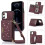 Πορτοφόλι Feishell Crossbody για συμβατότητα με iPhone11, Θήκη RFID Blocking Bling Flip με λουράκι, 1
